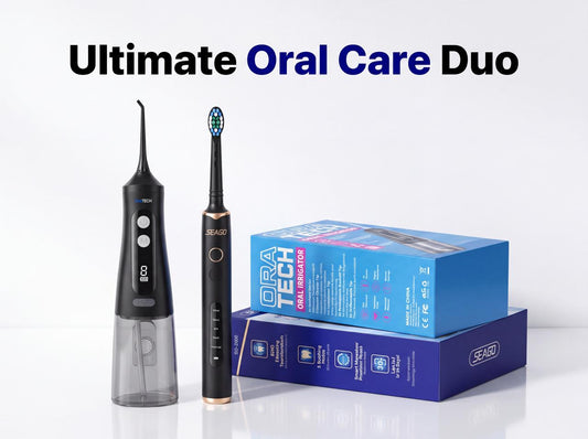 Oral Care Duo (Flosser + Toothbrush)