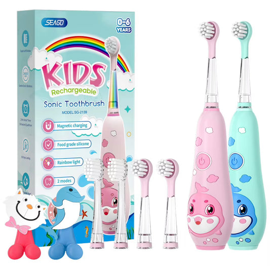 Double Kids Electric Toothbrush - Bundle Offer